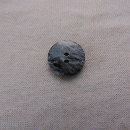 Bouton collection hiver, gris, diamètre 18 mm, vendu par lot de 4 boutons (bo-2553)