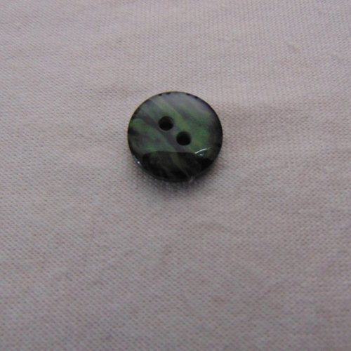 Bouton collection hiver, vert, diamètre 18 mm, vendu par lot de 4 boutons (bo-2553)