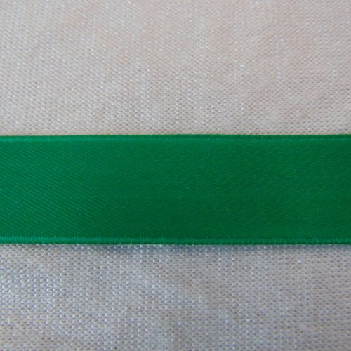 Ruban satin, vert émeraude, largeur de 3 à 70 mm, vendu au mètre (s-0018)