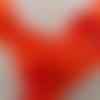 Ruban satin - orange fluo - largeur de 3 à 66 mm (s-283f)