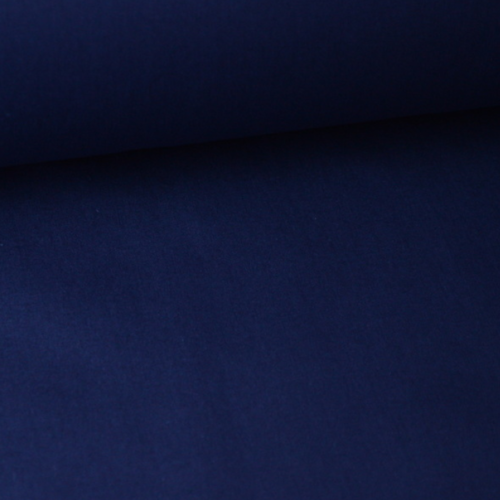 Tissu 100%coton 130g/m2 couleur bleu marine