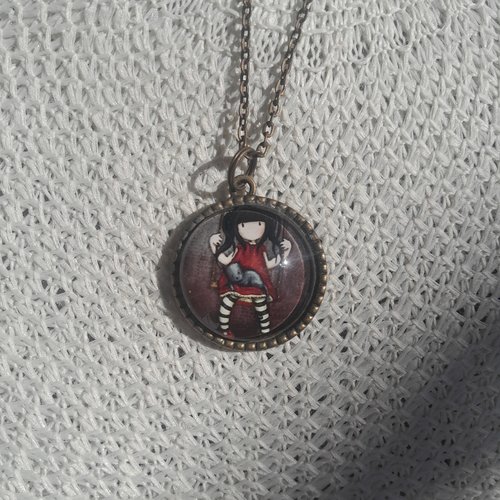 Bijoux sautoir pendentif gorjus