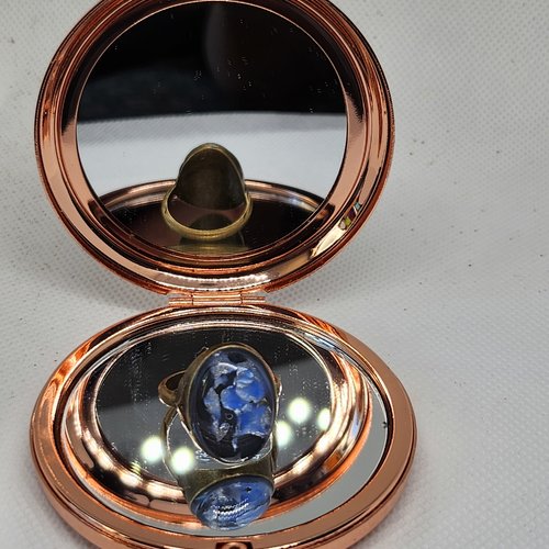 Bague bleu des âmes