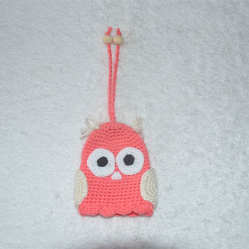 Porte-clé magique "petite chouette" neuf en coton