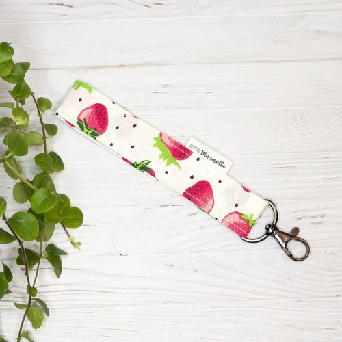 Porte-clefs dragonne, bijou de sac