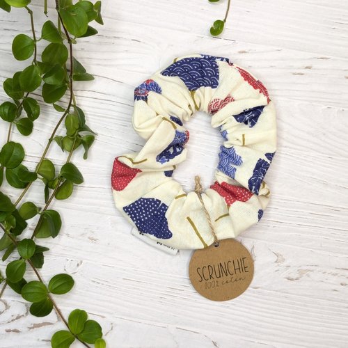Scrunchie, chouchou, élastique à cheveux en tissu