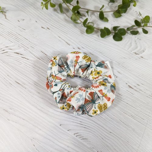 Scrunchie, chouchou, élastique à cheveux en tissu