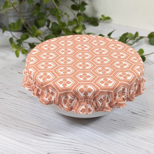 Charlotte de conservation alimentaire ×1 (taille xs), couvre-plat en tissu lavable et réutilisable