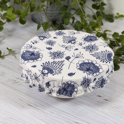Charlotte de conservation alimentaire ×1 (taille xs), couvre-plat en tissu lavable et réutilisable