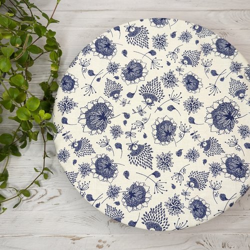 Charlotte de conservation alimentaire ×1 (taille l), couvre-plat en tissu lavable et réutilisable