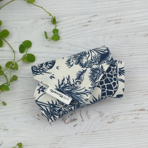 Pochette wrap imperméable pour transporter son savon ou shampooing solide