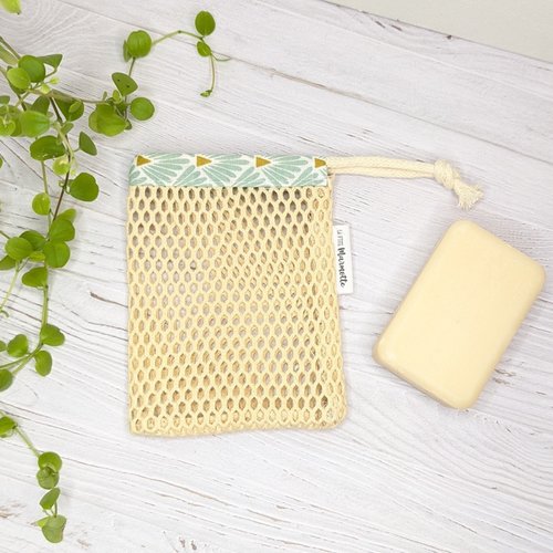 Filet sauve-savon exfoliant avec coton bio