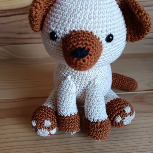 Peluche chat crochetée à la main