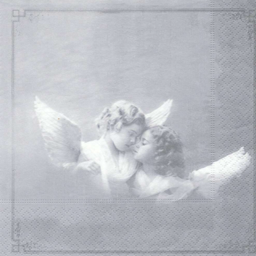 1 serviette en papier vintage - ange - ref 86
