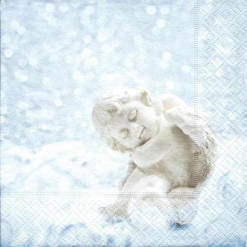 1 serviette en papier ange - ref 864