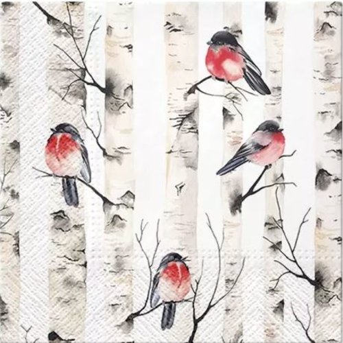 1 serviette en papier oiseaux - ref 2240