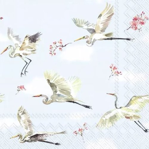 1 serviette en papier oiseaux - ref 2313
