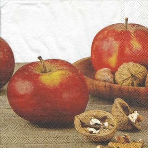 1 serviette en papier nature morte - 25 x 25 cm - pm23