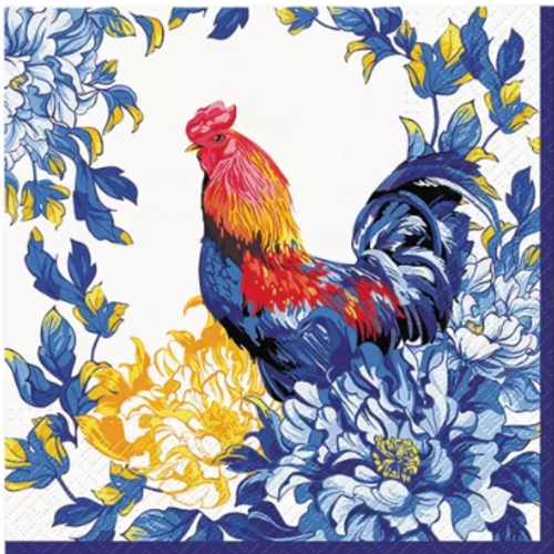 1 serviette en papier coq - ref 2537