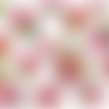 1 serviette en papier fleurs - rose - ref 2627