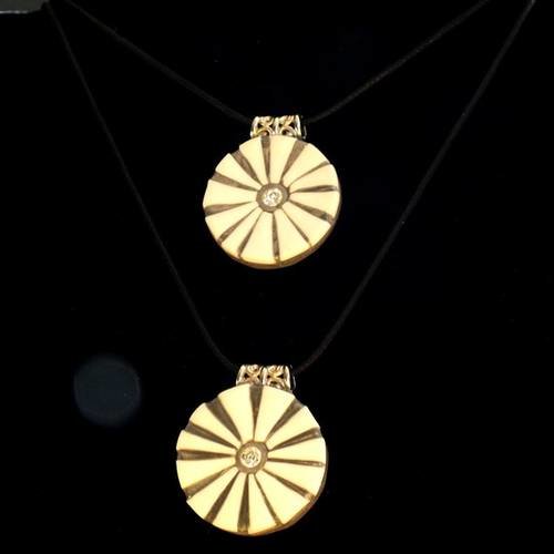 Collier double très original avec swarovski cristal 