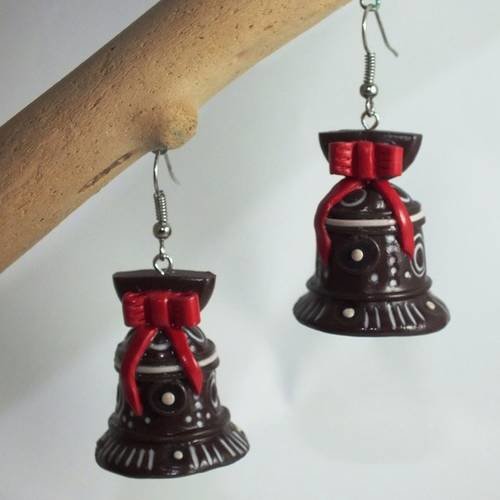 Boucles d'oreilles pour les fans de chocolat 