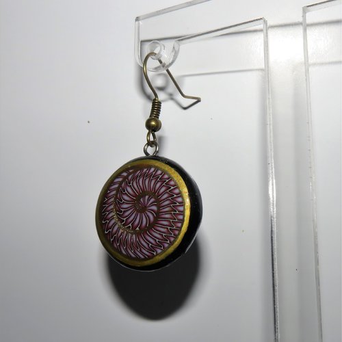Boucles d'oreilles spirales