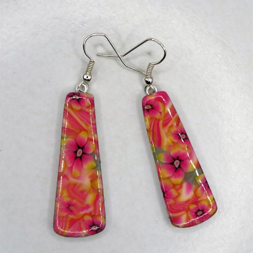 Boucles d'oreilles fleuries (avec vidéo)