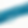 4 mm. perles en verre lisse. bleu azur translucide. env 77 p