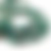 8 mm, turquoise howlite naturelle teintée chauffée. le fil