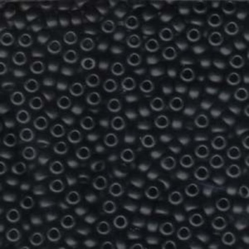 11/0 - 10 g miyuki rocailles, noir mat