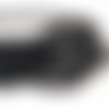 8 mm, onyx noir naturel. le fil env. 50 perles