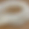 5 mm perle en coquillage blanc, le fil env. 75 p
