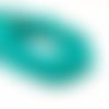 6 mm, perles heishi polymère, vert d'eau, le fil 43 cm