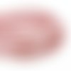 6 mm, perles heishi donut. fil d'env. 112 p. rose clair