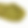 6 mm, perles heishi donut. polymère. fil env. 112-115 p. vert olive