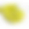 6 mm, perles heishi polymère, jaune citron, le fil env. 40 cm