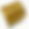 0,8 mm. cordon bijoux nylon lurex doré. 5 mètres.
