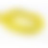 3 mm, perles heishi polymère, jaune, fil 45 cm