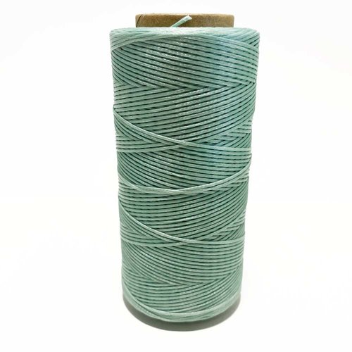 260 m. bobine cordon polyester enduit 1 mm. aigue marine.