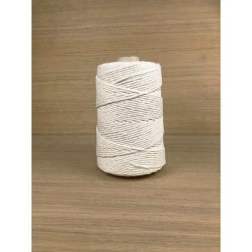 200 m. corde coton peigné 2,5/3 mm, naturel