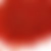 30 g. perles de rocaille en verre 3 mm. rouge