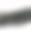 8*6 mm. perles verre à facettes gris fumé irisé. 68 p.