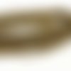 2,5 mm. perles en verre électroplaqué doré. env 177 p