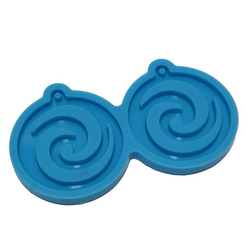Moule en silicone pour résine uv. rond 38 mm