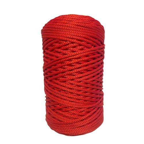 200 m. corde polyester 3 mm. rouge