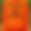 Sweatshirt orange à capuche "fier d'etre traqueur" tête de sanglier 