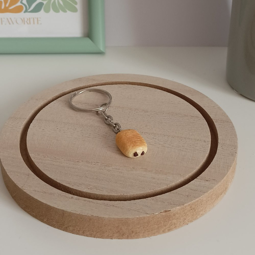 Porte clé pain au chocolat