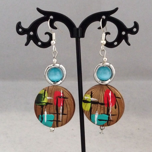 Boucles d'oreille "icare"