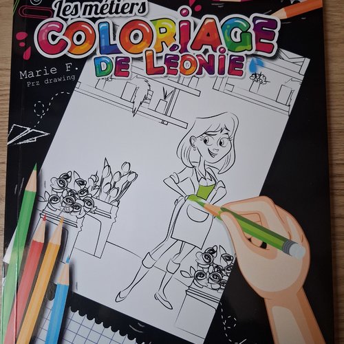 Coloriage de léonie: les métiers